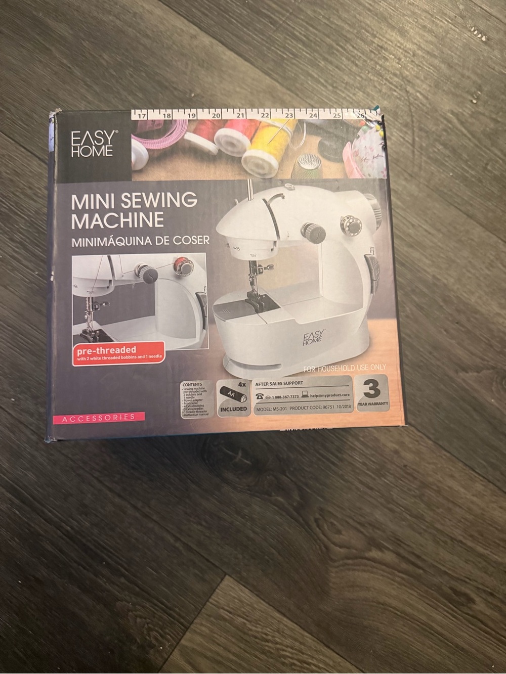 Easy Home White Mini Sewing Machine